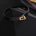 "Enchanted Lock" Choker - Kelly Buckle, Luxury Edition - Hushcrafts LLC