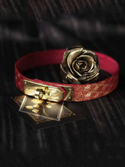 Eternal Rose Leather Choker - Hush