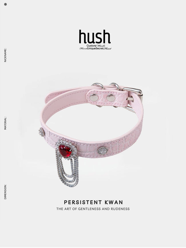 Lederhalsband „Edelsteinquaste“ Main Image