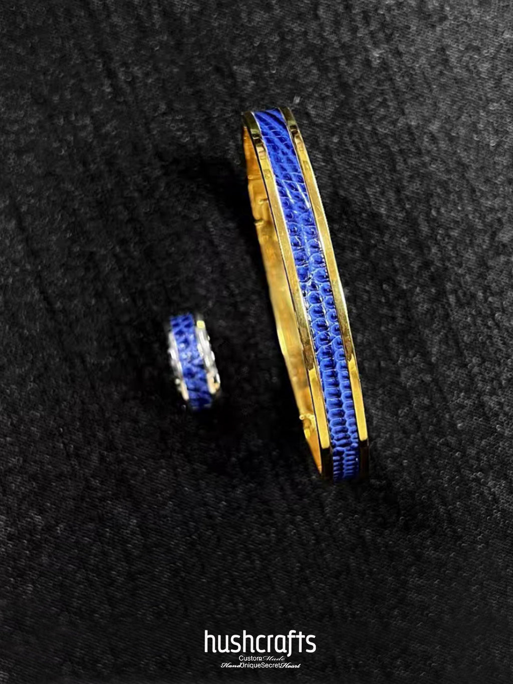 Gold Twilight Gleam Bangle – Lizard - hushcrafts