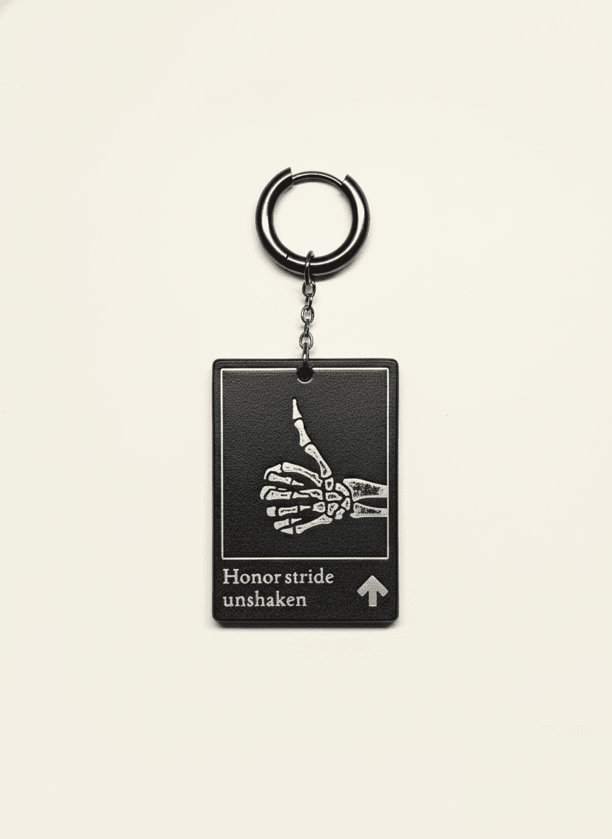 "Grasp Truth" Gothic Skeleton Hand Dangle Earrings - Hushcrafts LLC