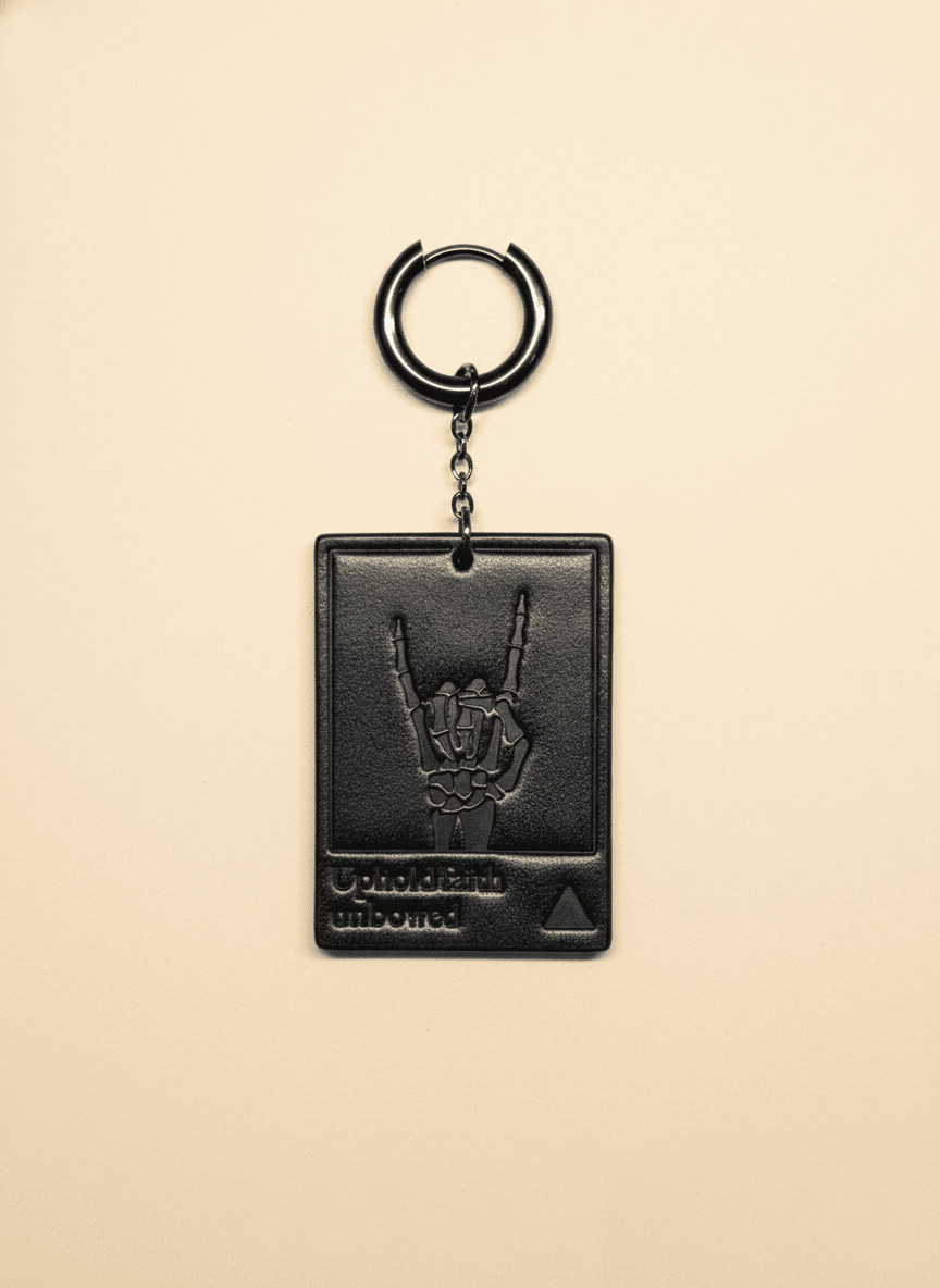 "Grasp Truth" Gothic Skeleton Hand Dangle Earrings - Hushcrafts LLC