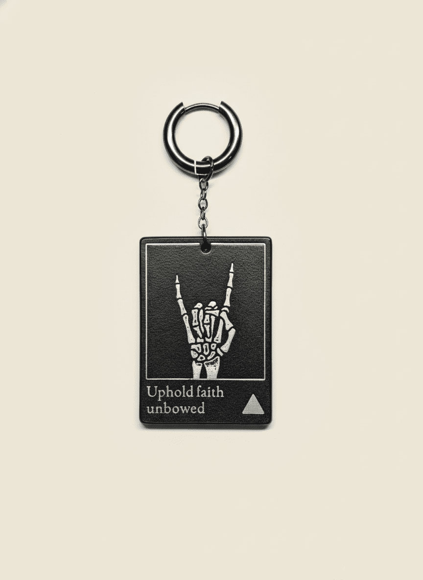 "Grasp Truth" Gothic Skeleton Hand Dangle Earrings - Hushcrafts LLC