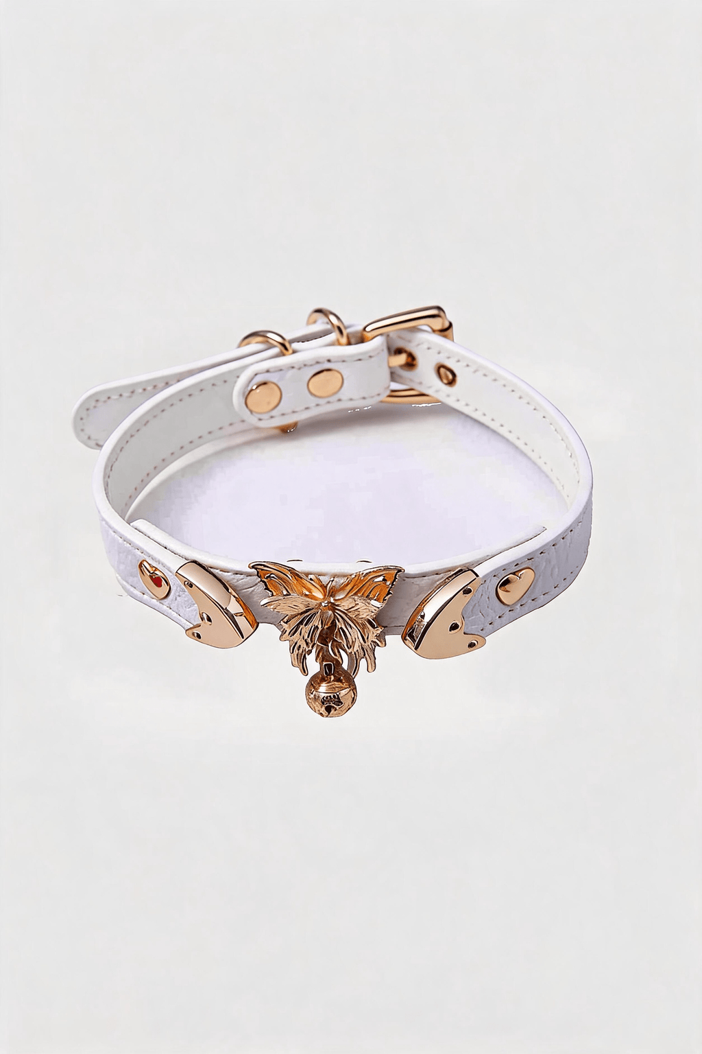 Heart & Butterfly Charm Choker - Hushcrafts LLC