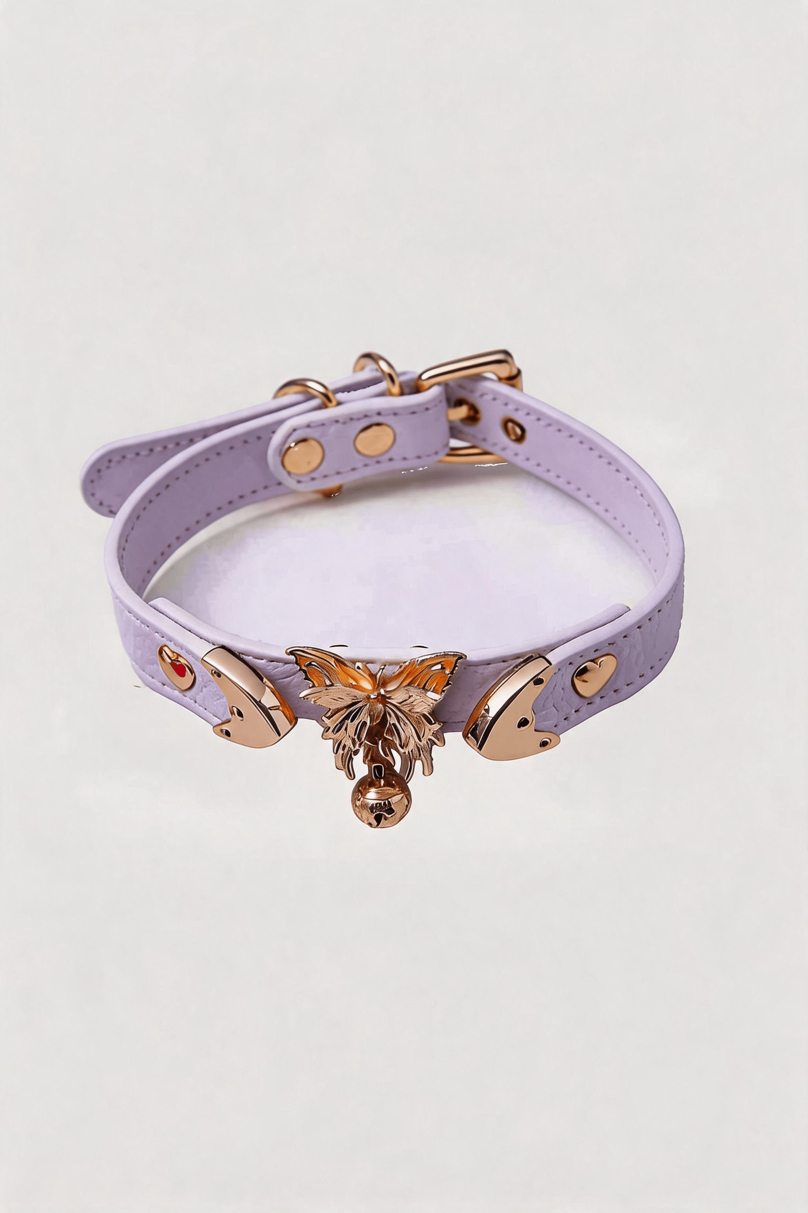 Heart & Butterfly Charm Choker - Hushcrafts LLC
