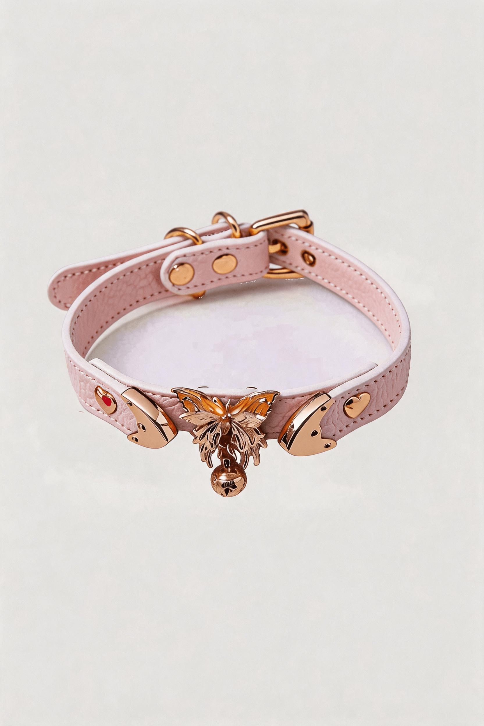 Heart & Butterfly Charm Choker - Hushcrafts LLC