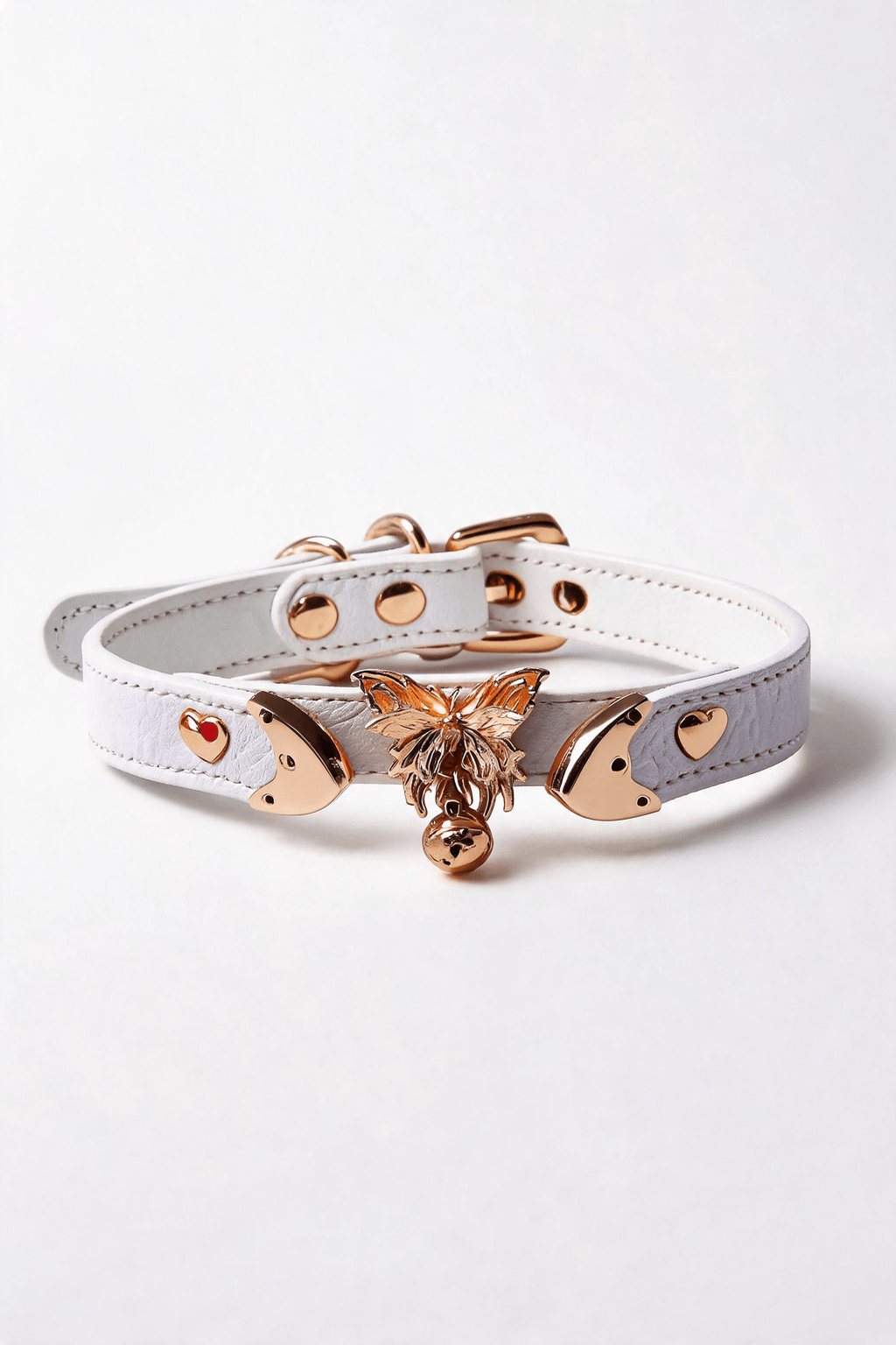 Heart & Butterfly Charm Choker - Hushcrafts LLC