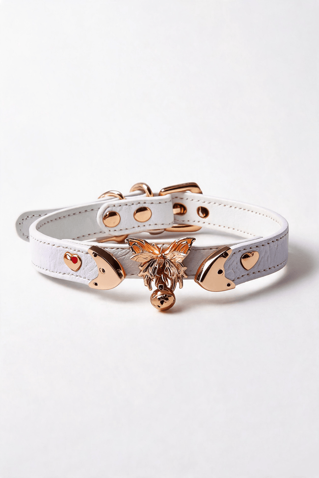 Heart & Butterfly Charm Choker - Hushcrafts LLC Hover Image