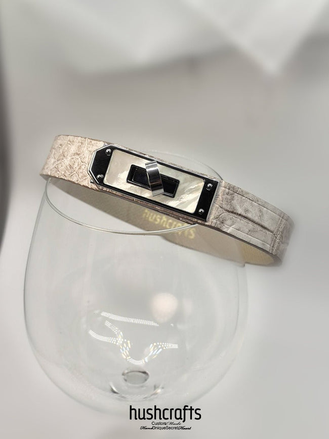 "Himalayan" Choker & Bracelet & Belt & Leash Set - hushcrafts Hover Image