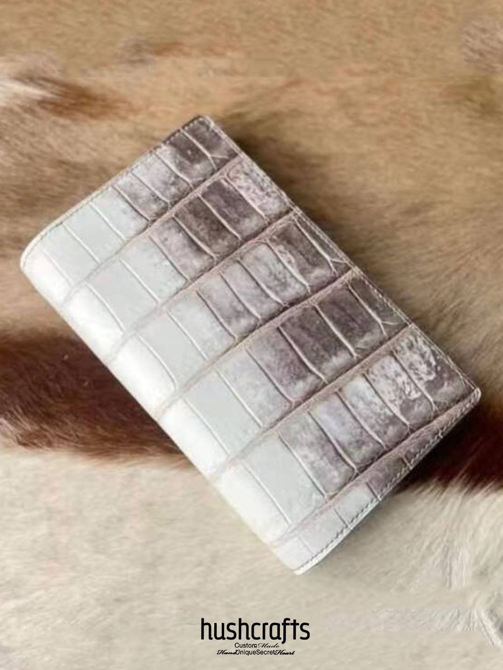 Himalayan Crocodile Leather Planner - hushcrafts