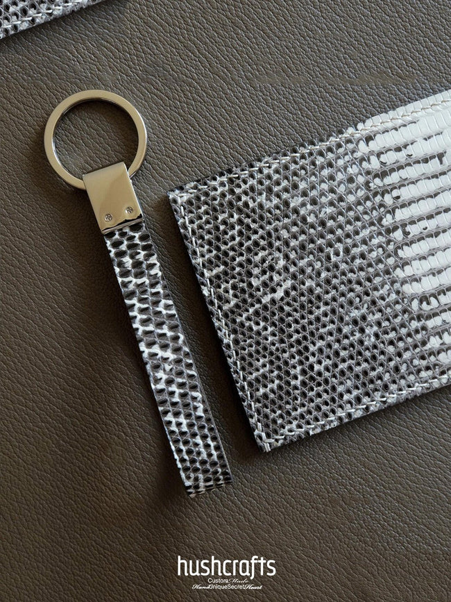 Himalayan Lizard Leather Card Holder Main Image