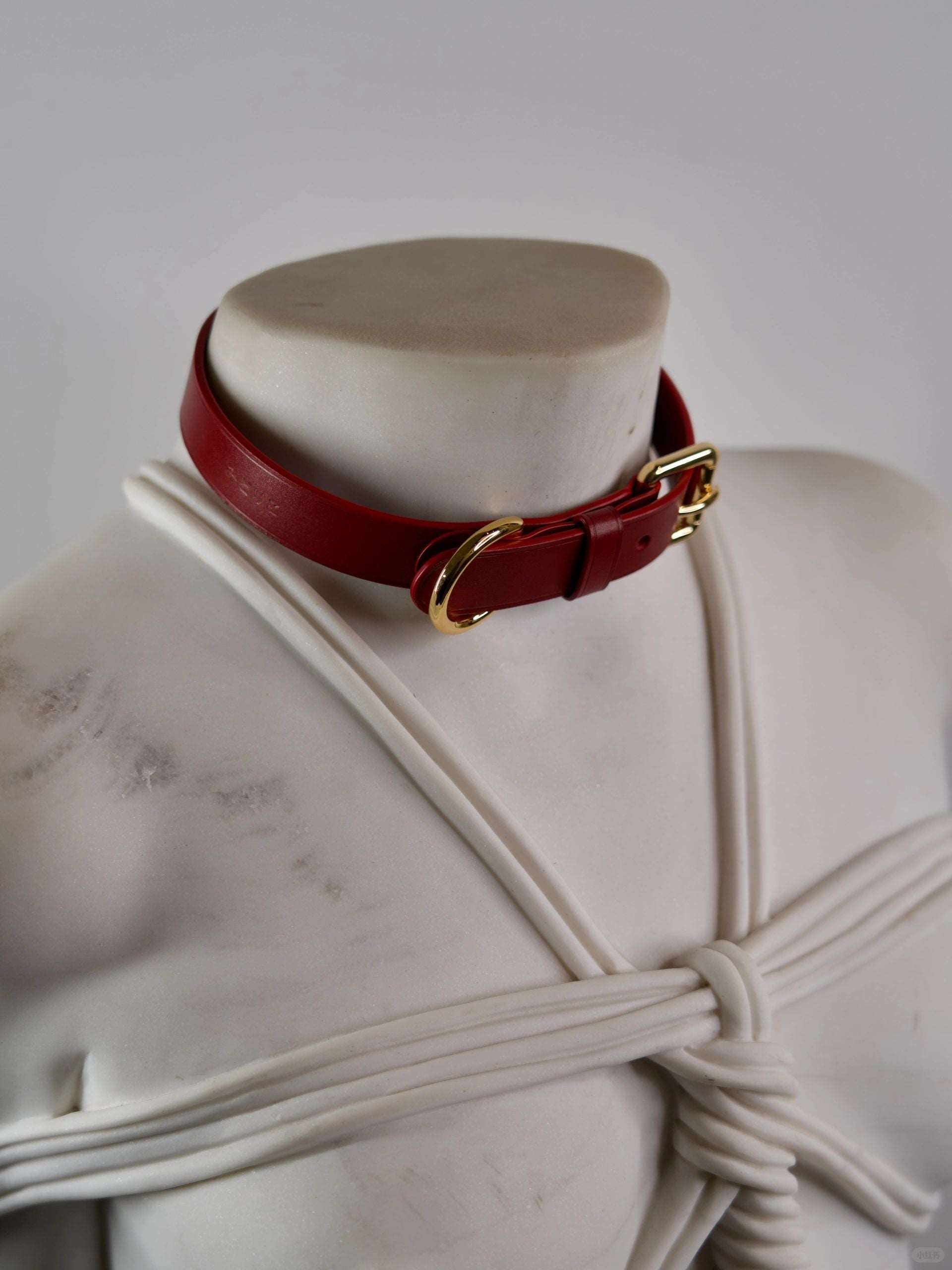 HUSH classic Choker Custom size women handmade choker with cowhide leather - Hush