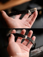 HushCrafts Everyday Day Collar – Premium Leather for Daily Comfort, Elegant and Functional