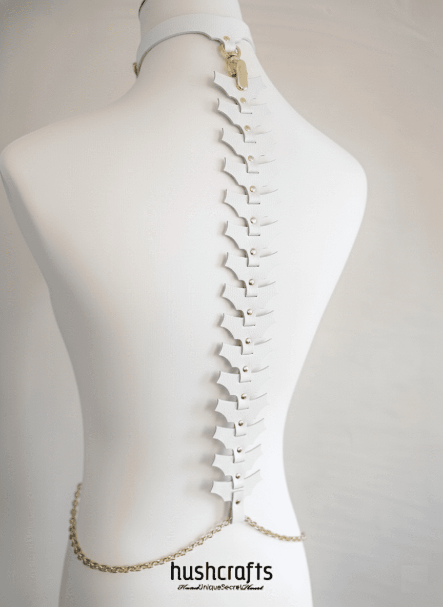 HushCrafts harness - “Nocturne Spine” - Hushcrafts LLC