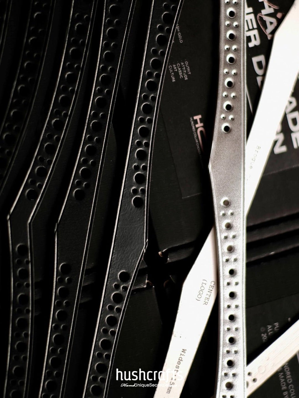 "HushCrafts Modern Day Collar – Premium Leather for Daily Use, Perfect Blend of Style and Comfort