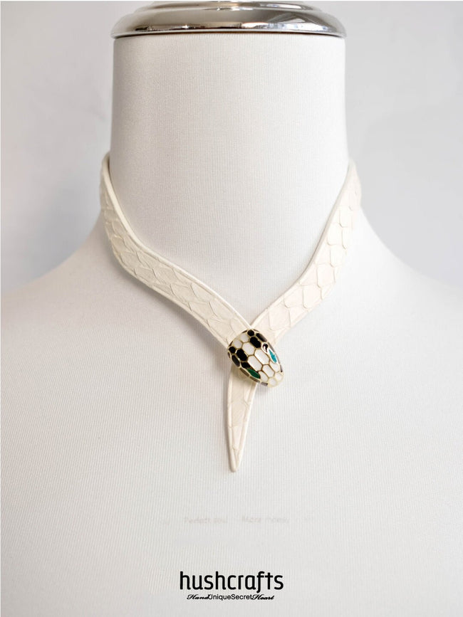 HushCrafts Serpentina Day Collar - hushcrafts Hover Image