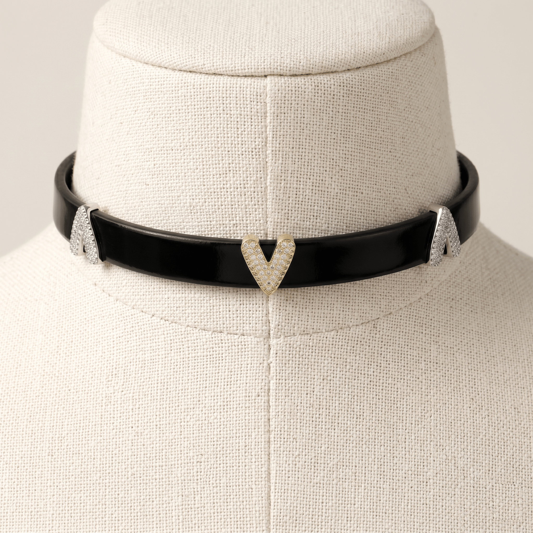 Hushcrafts® Sovereign Collar – Premium Leather Choker with Lambskin Lining - Hushcrafts LLC