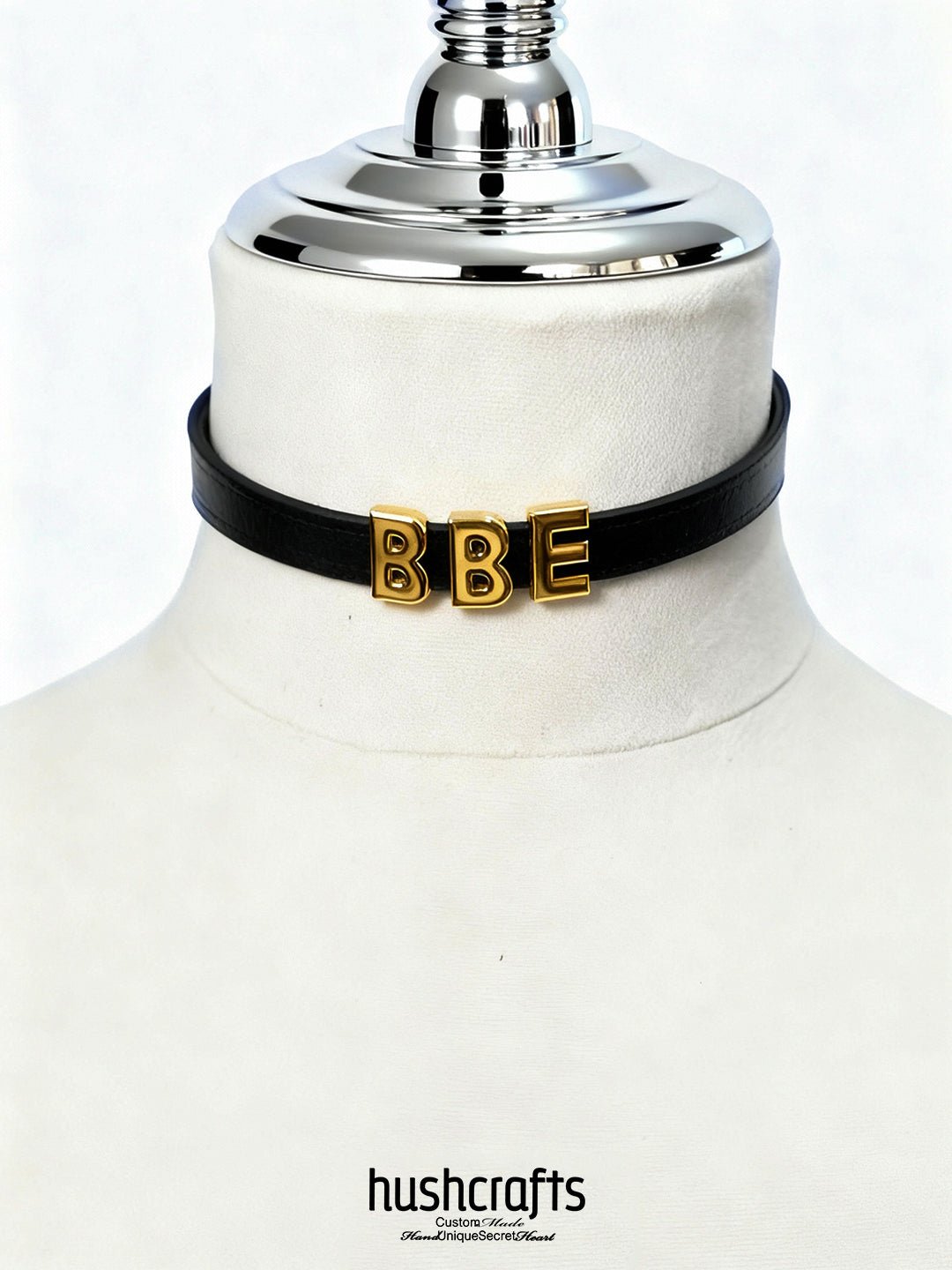 HUSHCRAFTS® "WORDS" Leather Day Collar - hushcrafts