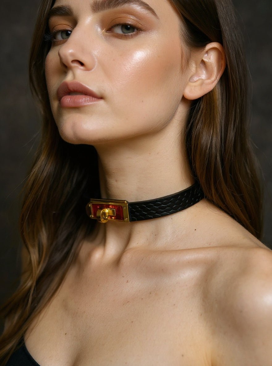 Hushcrafts®Collar - "Kelly Serpent" - Hushcrafts LLC