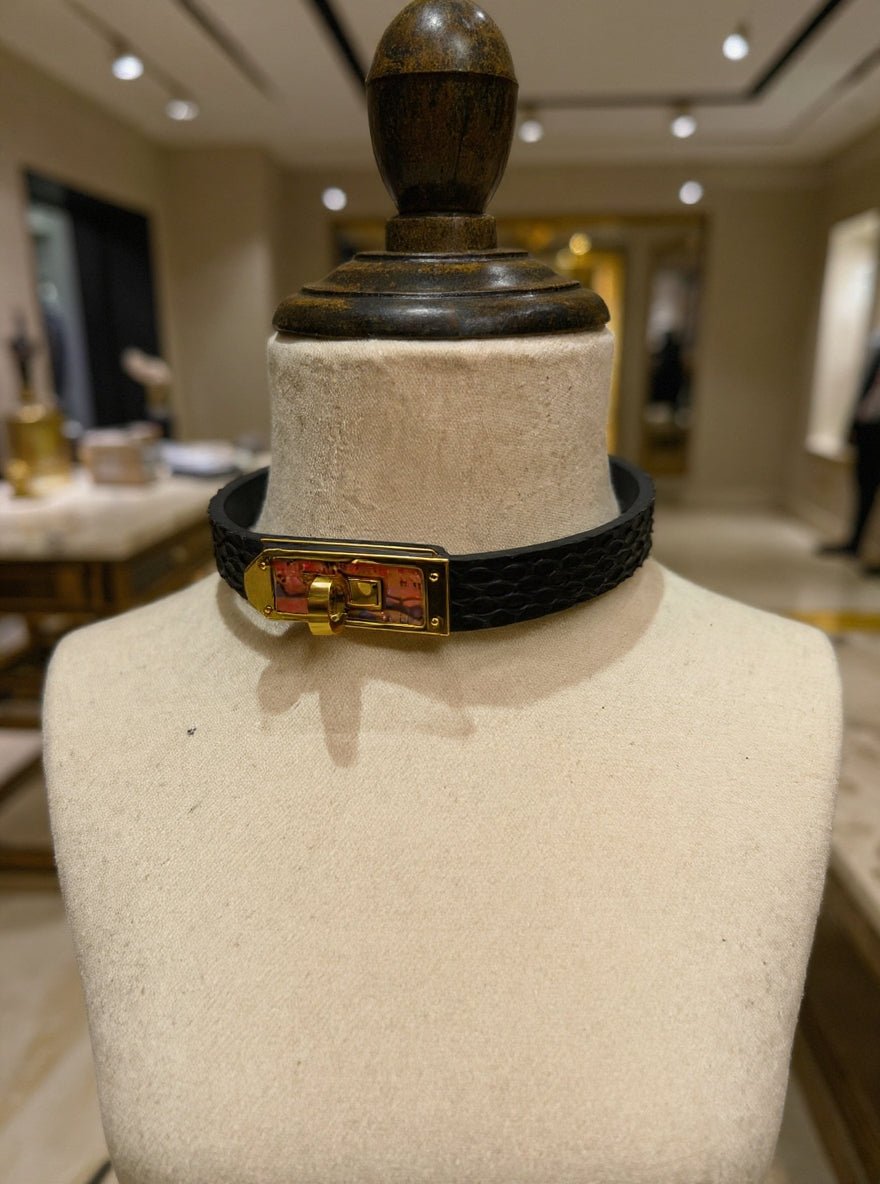 Hushcrafts®Collar - "Kelly Serpent" - Hushcrafts LLC