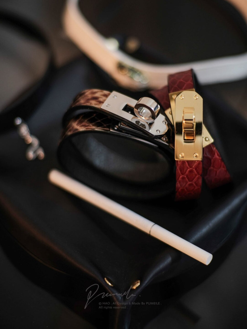 Hushcrafts®Collar - "Serpent Majesty" - Hushcrafts LLC