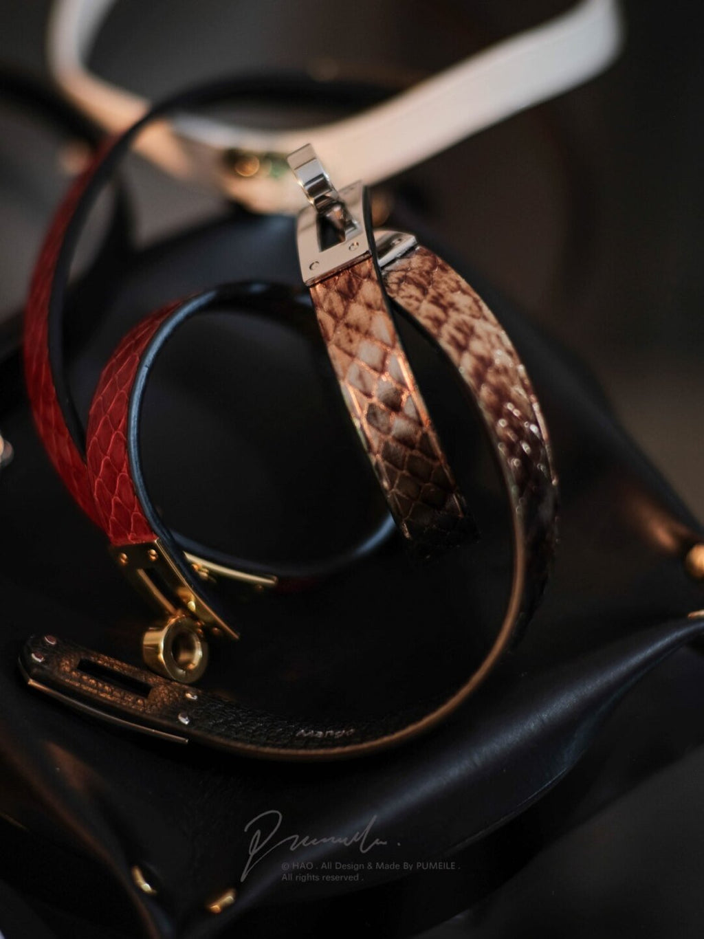 Hushcrafts®Collar - "Serpent Majesty" - Hushcrafts LLC