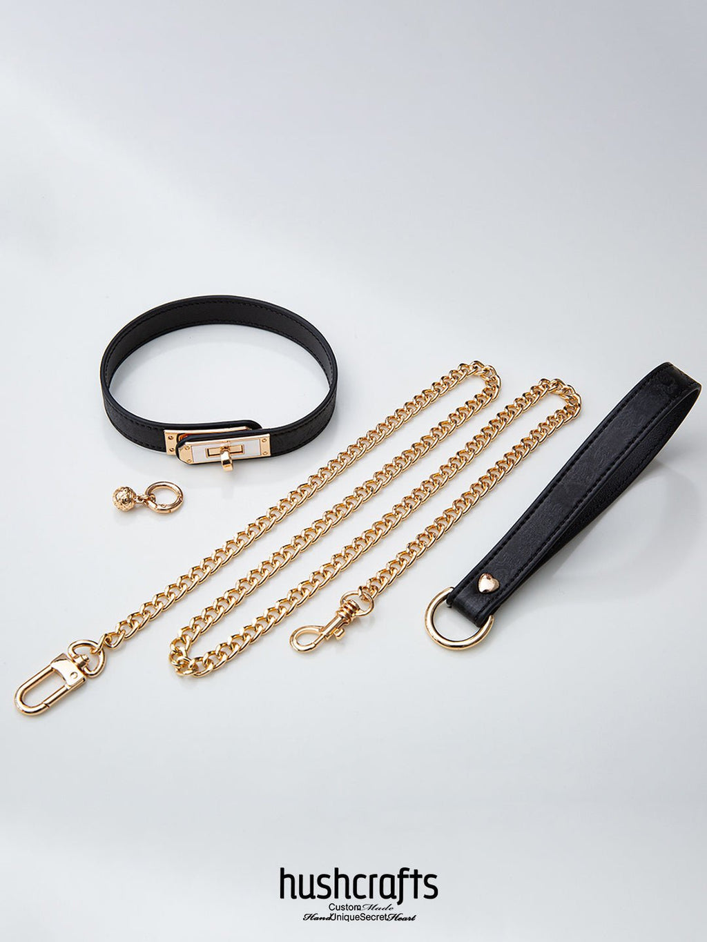 Kelly Buckle Choker with Shell Detail and Bell - hushcrafts