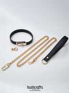 Kelly Buckle Choker with Shell Detail and Bell - hushcrafts