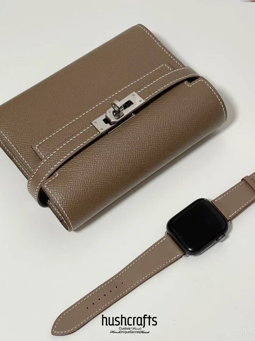 Kelly Clasp A7 Leather Planner - hushcrafts