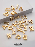 "Letter Halo"Leather Choker - hushcrafts