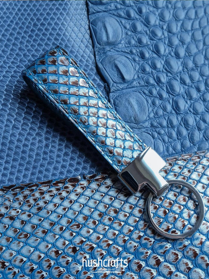 Luxury Keychain – Blue & Green - hushcrafts