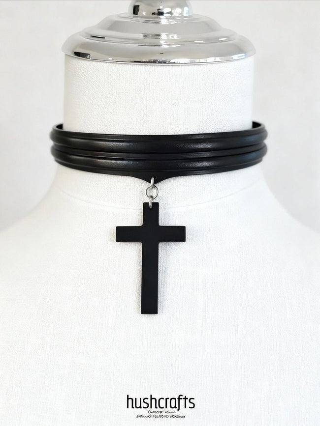 Midnight Cross Wrap Choker Main Image