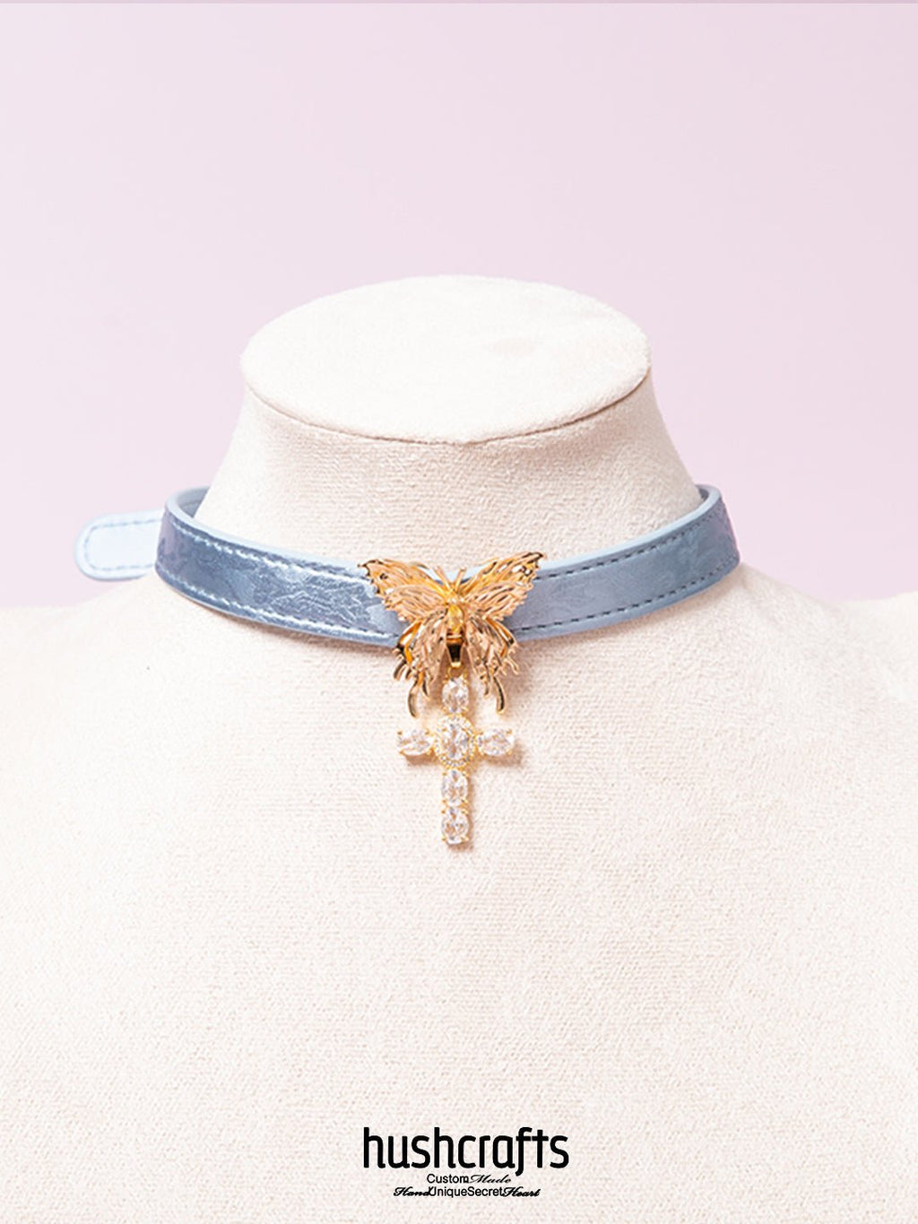 Midnight Flutter Choker - hushcrafts