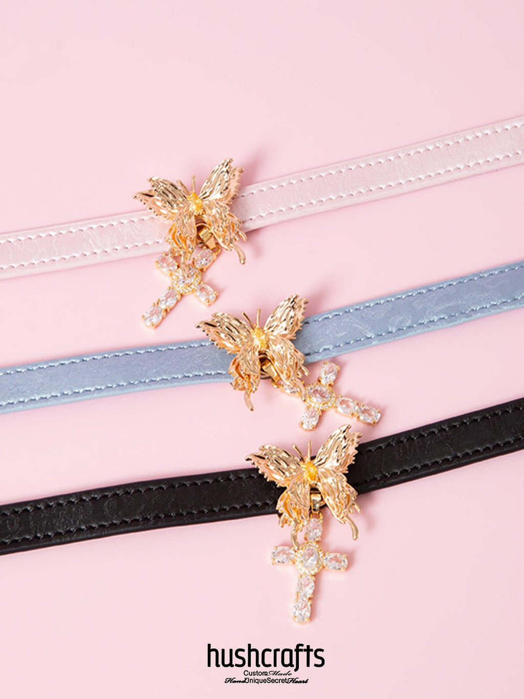 Midnight Flutter Choker - hushcrafts