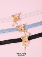 Midnight Flutter Choker - hushcrafts