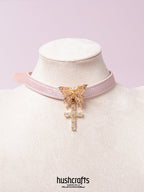 Midnight Flutter Choker - hushcrafts