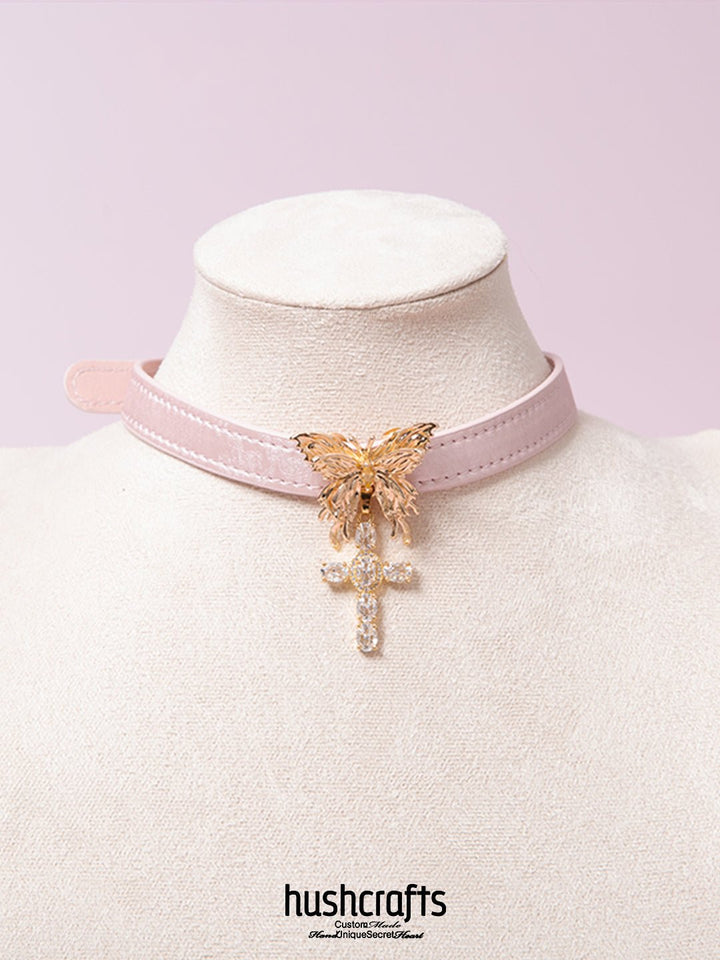 Midnight Flutter Choker - hushcrafts