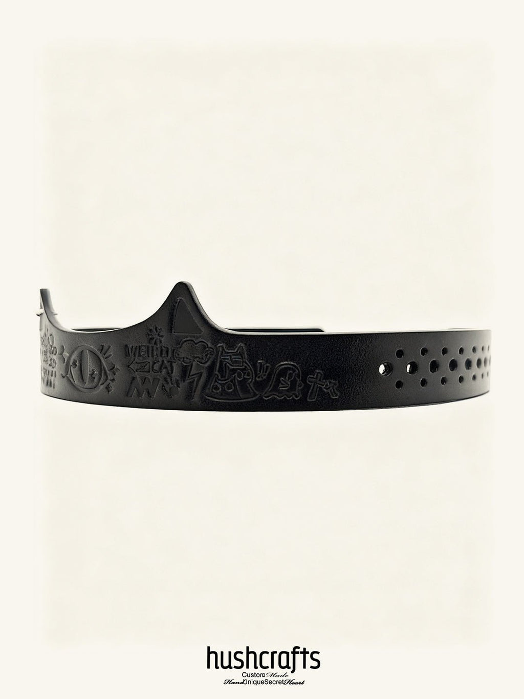 Midnight Glyph Choker - Hushcrafts LLC