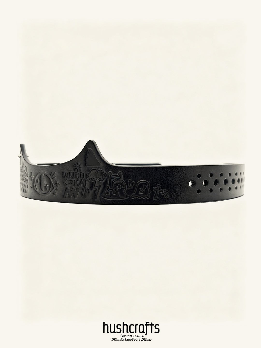 Midnight Glyph Choker - Hushcrafts LLC