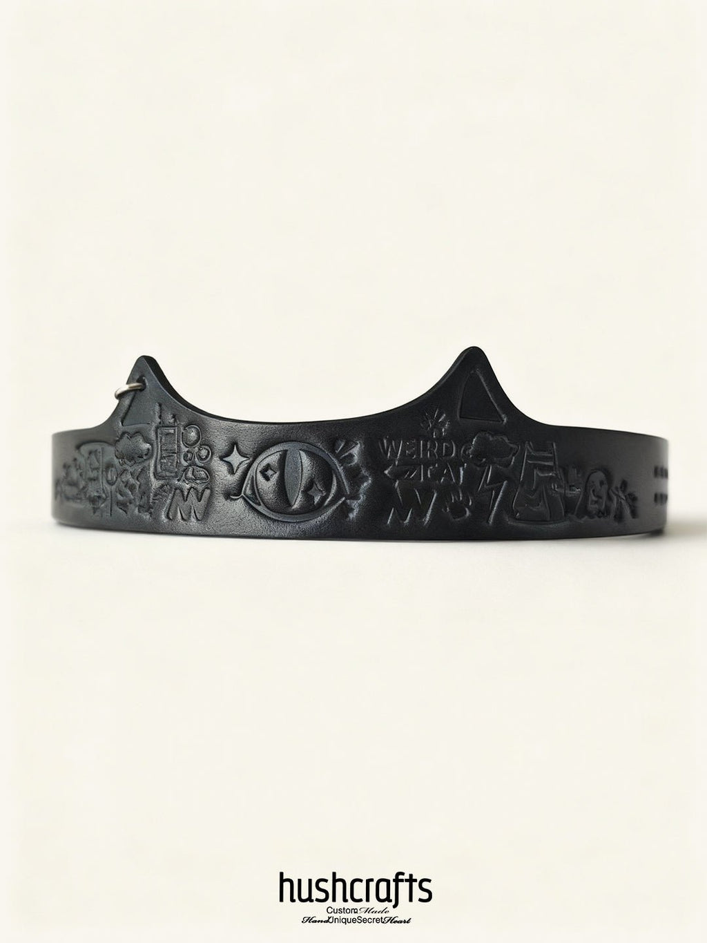Midnight Glyph Choker - Hushcrafts LLC