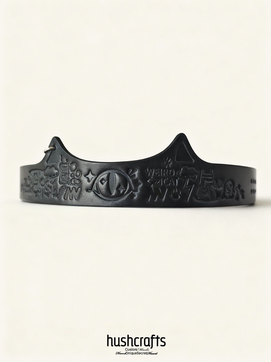 Midnight Glyph Choker - Hushcrafts LLC
