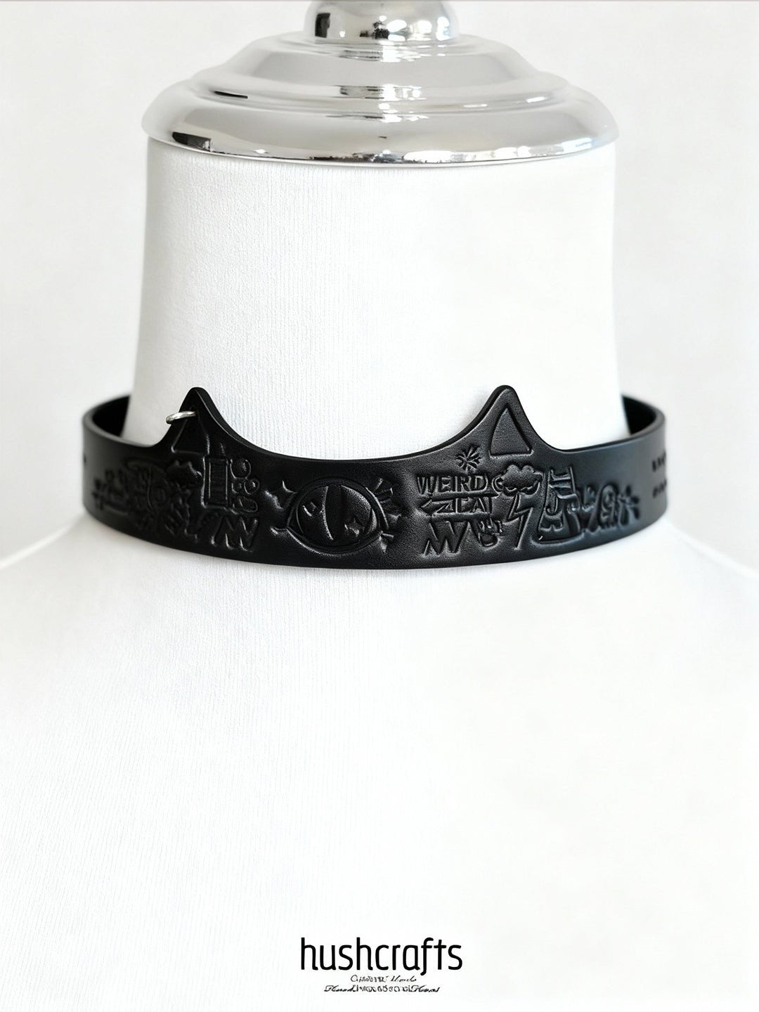 Midnight Glyph Choker - Hushcrafts LLC
