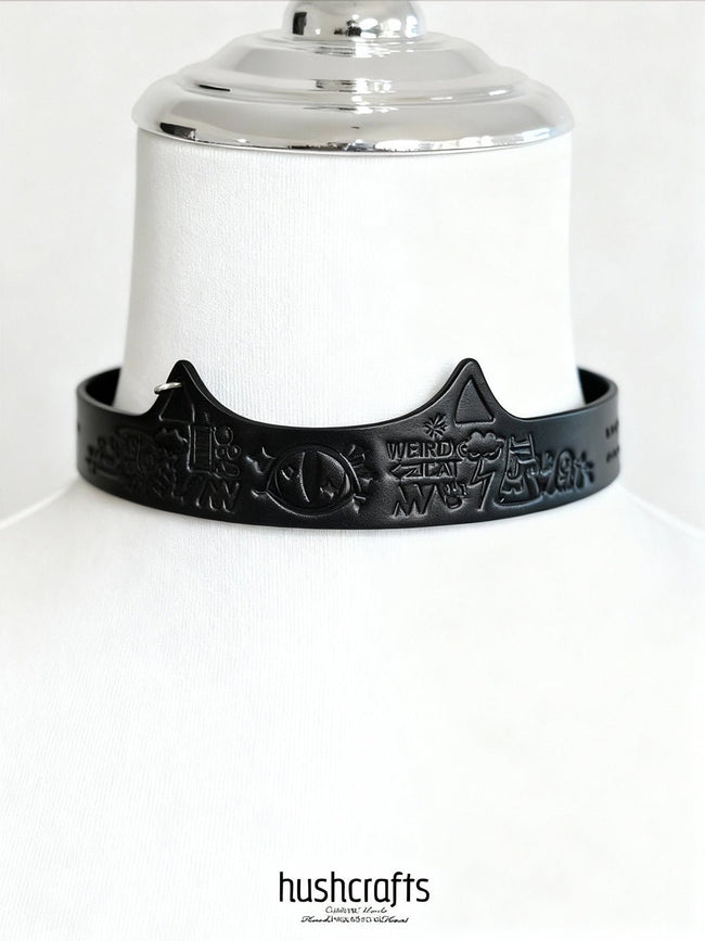 Midnight Glyph Choker Main Image