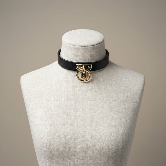Lederchoker „Midnight O-Ring“ Main Image