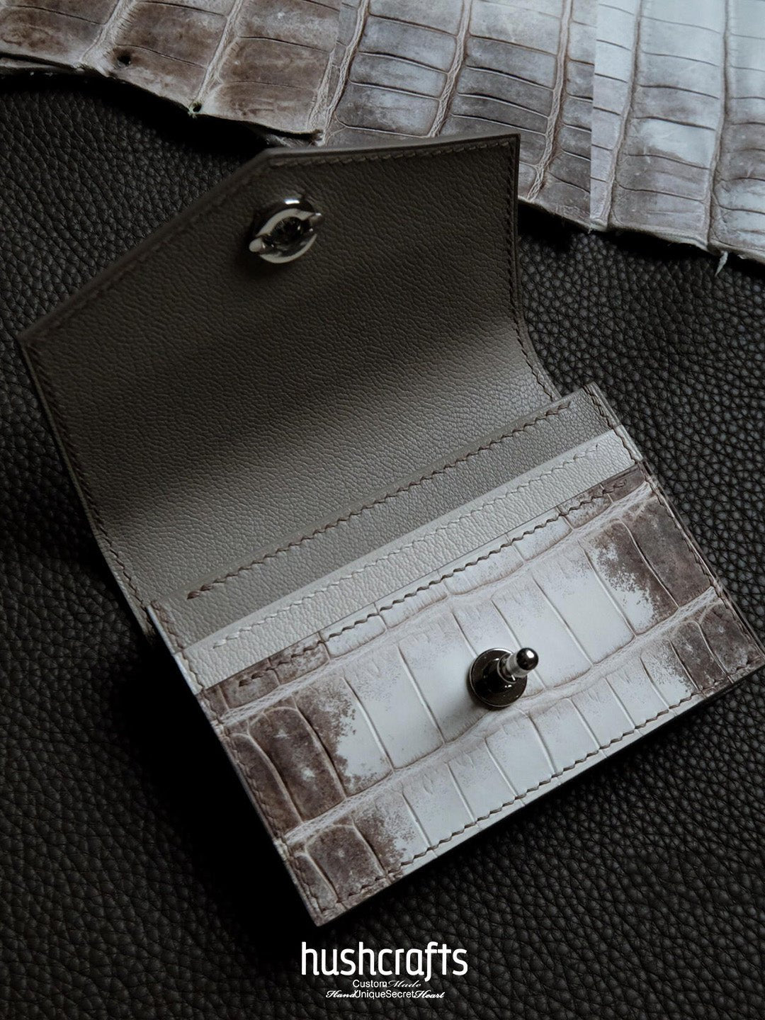 Multi - Layer Card Holder with Lock - hushcrafts