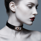 Nile Crocodile Leather Collar & Bracelet Set – Gold-Tone Hardware | Hushcrafts® - Hushcrafts LLC
