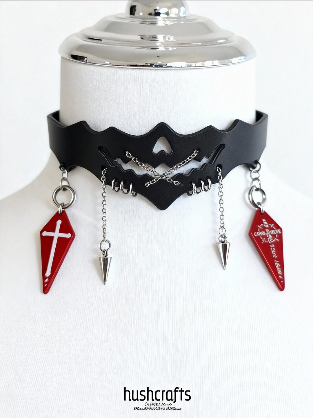 Nocturne Coffin Veil Choker - Hushcrafts LLC