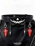 Nocturne Coffin Veil Choker - Hushcrafts LLC