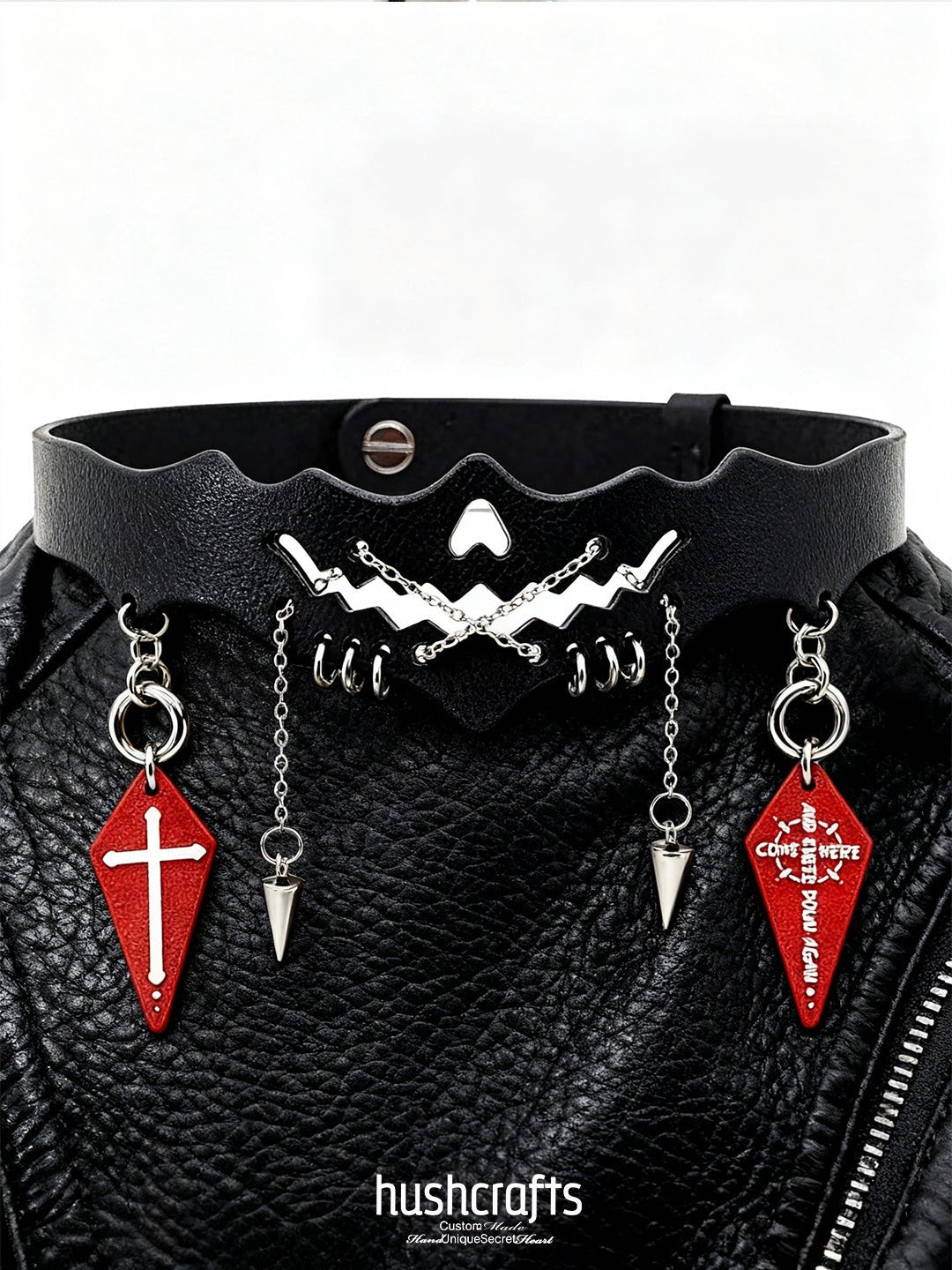 Nocturne Coffin Veil Choker - Hushcrafts LLC