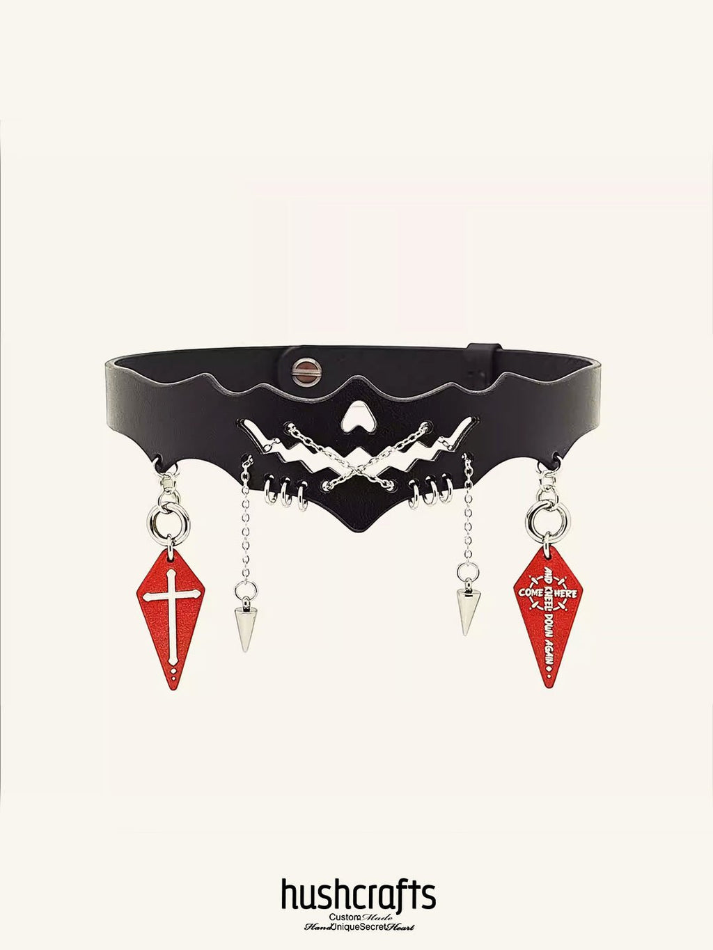 Nocturne Coffin Veil Choker - Hushcrafts LLC